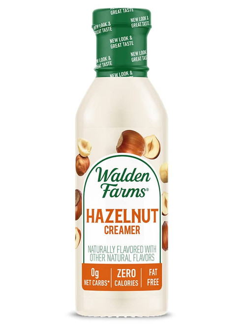 Walden Farms Naturally Flavored Calorie Free Coffee Creamer Hazelnut -- 12 Fl Oz Pack Of 4