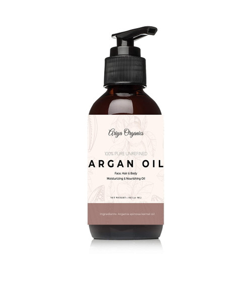 Ariya Organics 100% Pure Argan Oil - 4 Oz