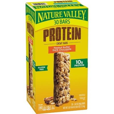 Nature Valley Peanut Butter Dark Chocolate Protein Chewy Bars (30 Ct.)