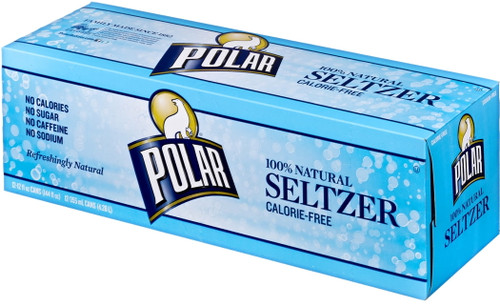 Polar Seltzer Water Original, 12 Fl Oz Cans, 12 Pack