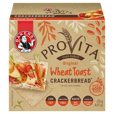 Bakers Provita - Crackerbread 125g Non Gmo | Keto Friendly (wheat Toast)