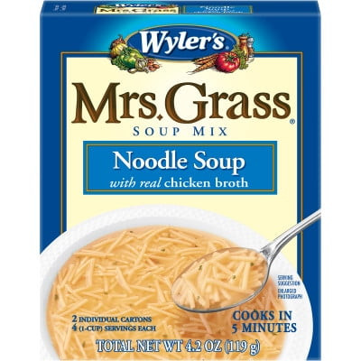 Mrs. Grass Noodle Soup Mix With Real Chicken Broth, 5 Oz (pack Of 12)