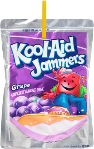 Kool-aid Jammers Juice Pouches, Grape