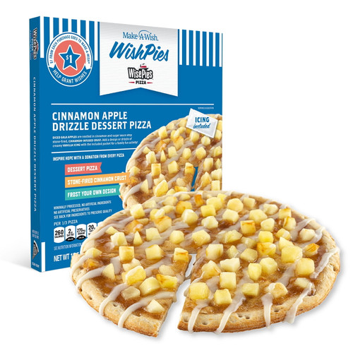 Wisepies Pizza - Wishpie - Cinnamon Apple Drizzle Dessert Pizza
