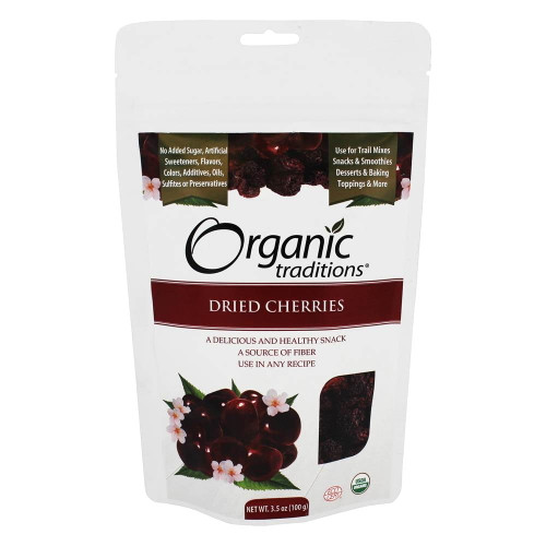 Organic Traditions - Dried Cherries - 3.5 Oz.