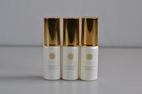 Lot Of 3 Tatcha Pure One Step Camellia Cleansing Oil .8oz / 25ml - No Box