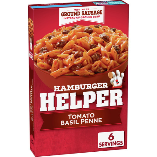 Hamburger Helper, Tomato Basil Penne, 7.4 Oz Box