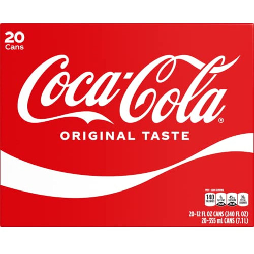 Coca-cola Soda Soft Drink, 12 Fl Oz (pack Of 20)