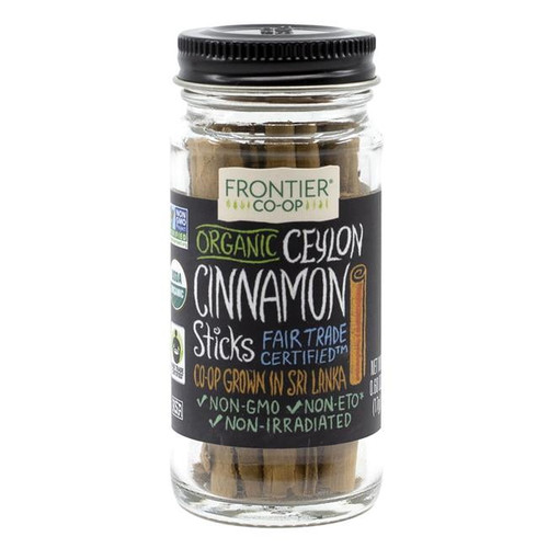Frontier Co-op Ceylon Cinnamon Sticks, Organic, Fair Trade Certified 0.60 Oz..