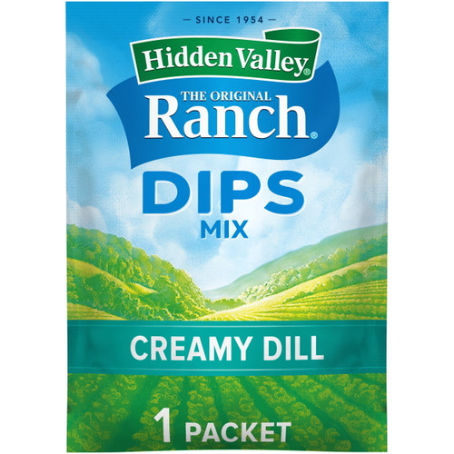 Hidden Valley Creamy Dill Ranch Dips Mix, Gluten Free - 1 Packet