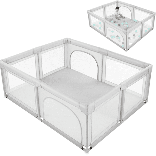 Indoor Outdoor Baby Safety Play Yard Kid Activity Center Child Folding Playpen 150*180*68cm