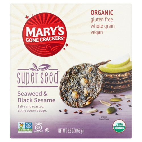 Marys Gone Crackers Cracker Swd & Bk Ssme Org,5.5 Oz (pack Of 6)