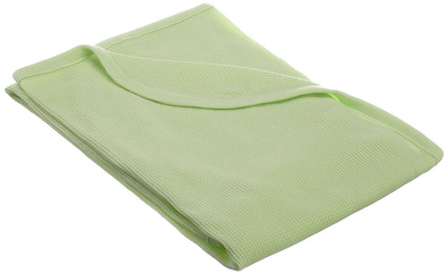 Tl Care 100% Natural Cotton Swaddle/thermal Blanket, Celery, Soft Breathable, For Boys And Girls