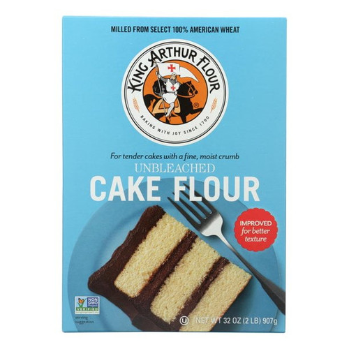 King Arthur Baking Company Unbleached Cake Flour Blend -- 32 Oz Pack Of 2