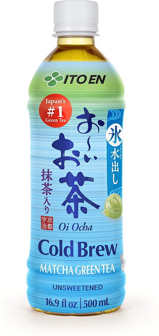 Ito En Oi Ocha Cold Brew Matcha Green Tea Unsweetened 16.9 Ounce 12 Count Unsweetened Zero Calories With Antioxidants Excellent Source Of Vitamin C Product Of Japan
