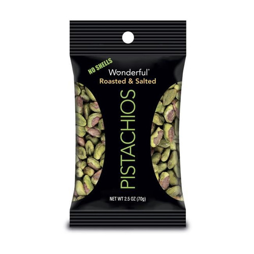 Wonderful Roasted & Salted Pistachios, 2.5 Oz
