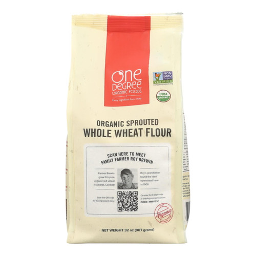 One Degree Organic Foods Organic Sprouted Whole Wheat Flour 32 Oz