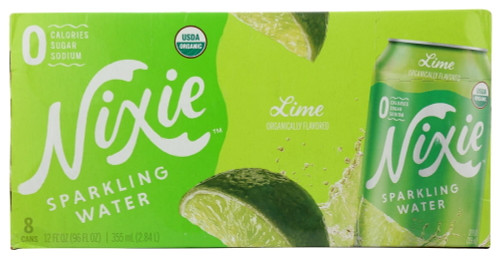 Nixie Sparkling Water Lime, 12 Fl Oz