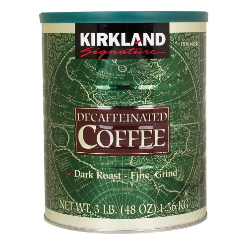 Decaffeinated Coffee, Dark Roast, 3 Lbs