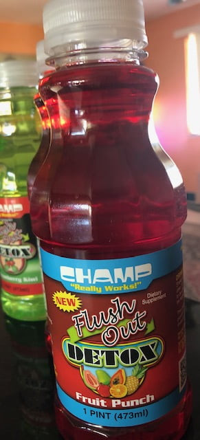 Champ Flush Out Detox Drink - Fruit Punch 16 Oz