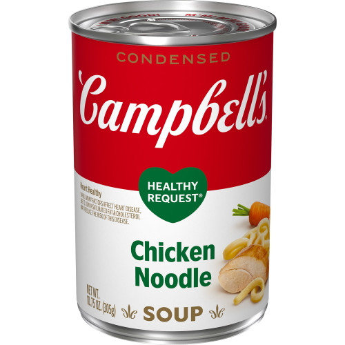Campbell’s Condensed Healthy Request Chicken Noodle Soup, 10.75 Ounce Can