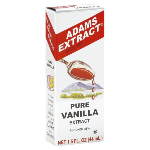Adams Extract: Pure Vanilla Extract, 1.5 Oz