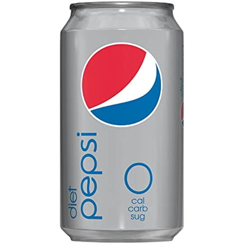 Diet Pepsi Cola, 12 Oz, Pack Of 24 Cans