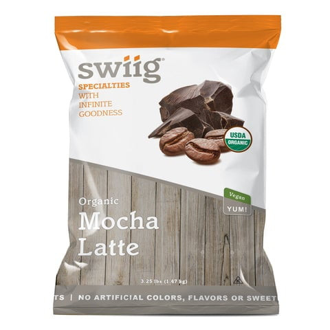 Swiig Flavor Fusion Organic Mocha Latte - 3.25lb