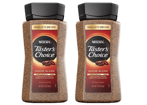 Nescafé Taster's Choice Instant Coffee, House Blend, 14 Oz 2 Pack Saving Value