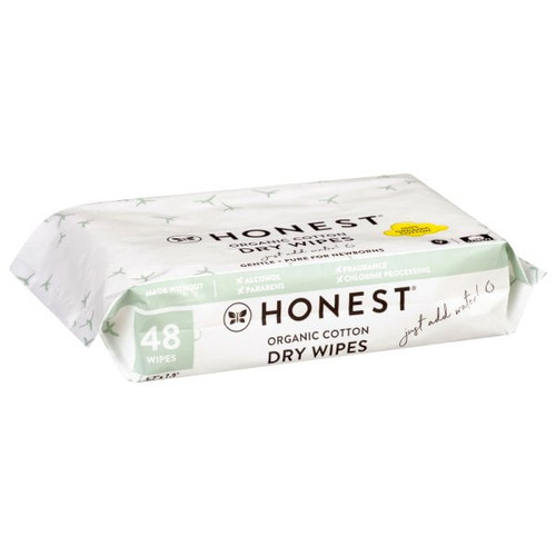 Honest Baby Wipes - Dry, 48 Count Wipes