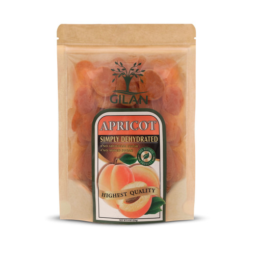 Gilan Dried Apricot, Whole, Turkish, Unsweetened, 8 Oz