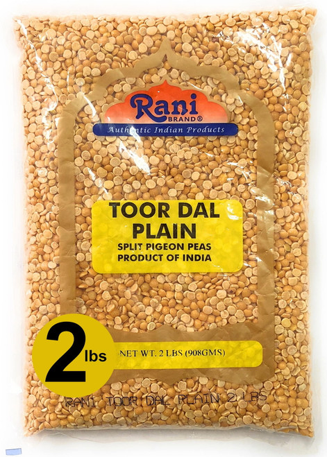 Rani Toor Dal (split Pigeon Peas) 32oz (2lbs) 907g ~ All Natural | Gluten Friendly | Non-gmo | Vegan | Indian Origin