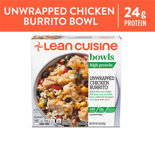 Lean Cuisine Bowls Unwrapped Chicken Burrito Meal, 10.5 Oz (frozen)