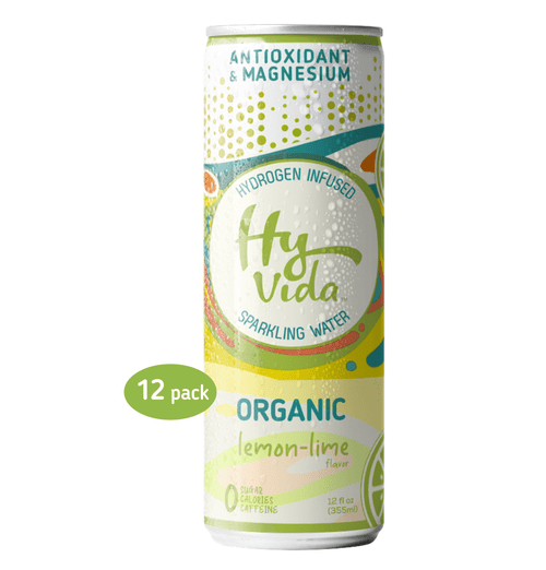 Hyvida Organic Lemon-lime Hydrogen & Magnesium Infused Sparkling Water
