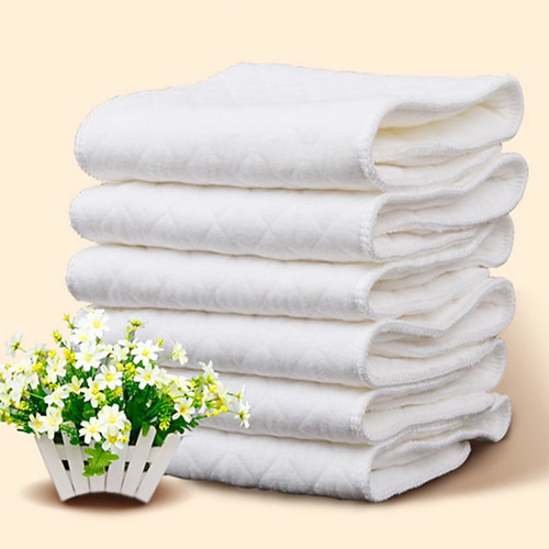 Diapers, 10 Pcs - Baby Dry Washable Reusable Baby Diapers