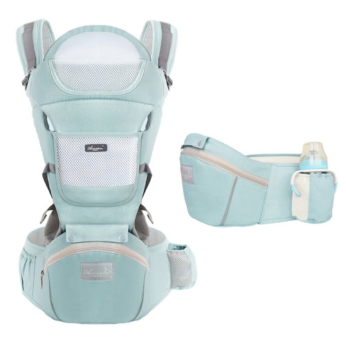 Beinou Baby Carrier 4-in-1 Convertible Ergonomic Baby Carrier With Kangaroo Bag, Breathable Front Facing Baby Carrier Infant Backpack Pouch Wrap Baby Sling For Newborns, Green