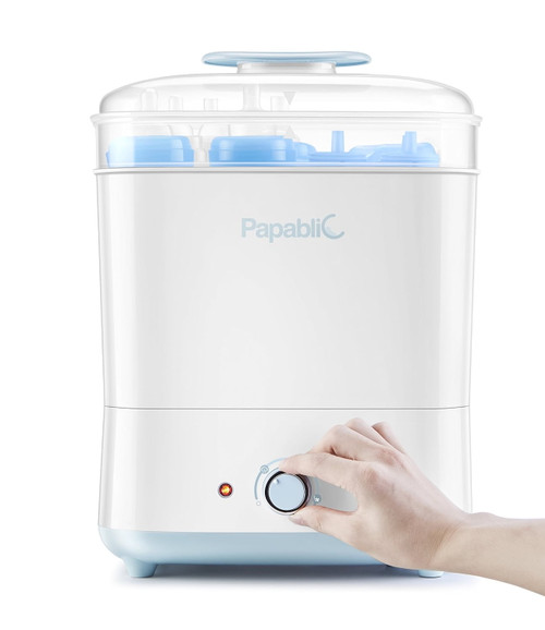 Papablic 11 Bottle Capacity Baby Bottle Electric Steam Sterilizer And Dryer Machine- Effective Sterilization - Fit For Baby Bottles, Breast Pump, Warmer Milk- Newborn Essentials