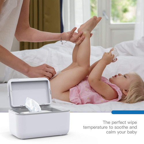 Eccomum Premium Wipes Warmer - White&grey