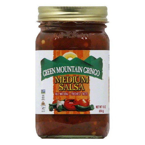 Green Mountain Gringo Salsa Medium, 16 Oz (pack Of 6)