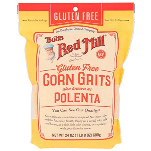 Bobs Red Mill Gluten Free Corn Grits / Polenta, 24 Ounce