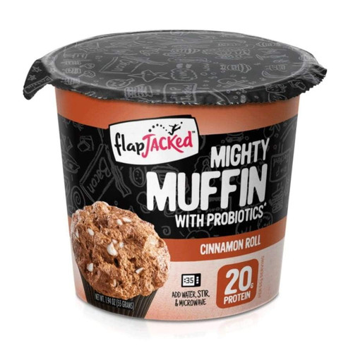 Flapjacked Mighty Muffin Cinnamon Roll Microwavable Muffin Cup, 1.94 Oz