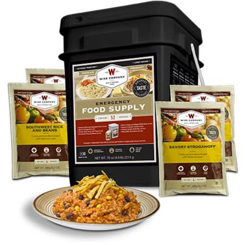 Wise 52 Serving Prepper Pack, Emergency Food Supply