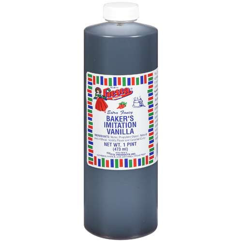 Bolner's Fiesta Brand Baker's Imitation Vanilla, 1 Pt