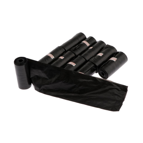 10pcs Disposable Diaper Sacks Bags Diaper Bags Trash Cleaning Supply Black