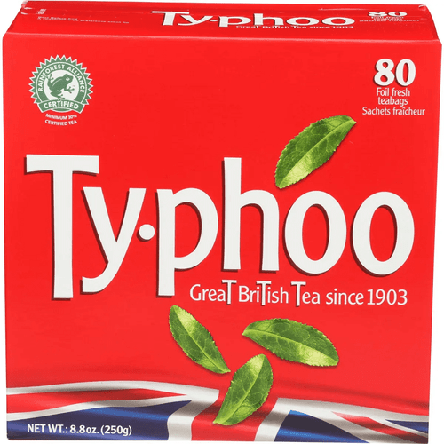 Typhoo Regular Black Tea, 80 Bg [pack Of 6]