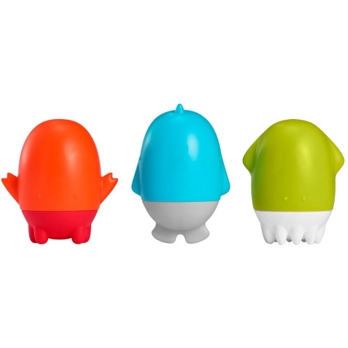 Boon Spurt Bath Squirties Baby Bath Toys Blue Orange &amp; Green 3 Pk