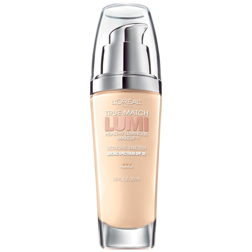 L'oreal Paris True Match Lumi Healthy Luminous Makeup Spf 19, N1-2 Soft Ivory/classic Ivory, 1 Fl. Oz.