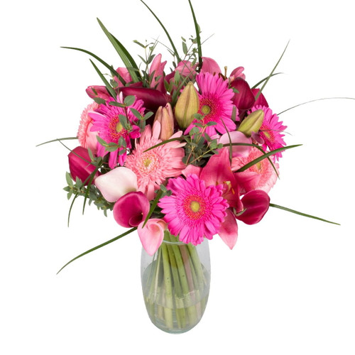 Pink Emma Bouquet - Fresh Cut - 33 Stems