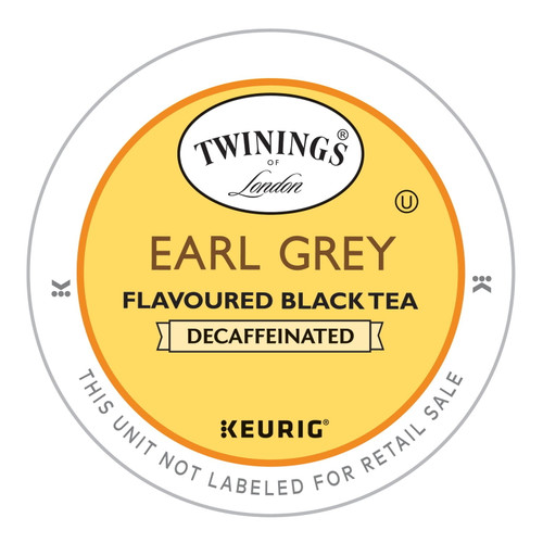 Twinings Earl Grey Decaf Tea Single Serve Pods, 24 Count