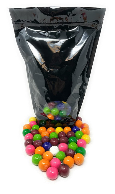 Dubble Bubble Assorted 10 Flavor Mix Fruit Flavored Bubblegum Gumballs 3 Lbs American Candy Bulk Value In Resealable Bag (48 Oz)
